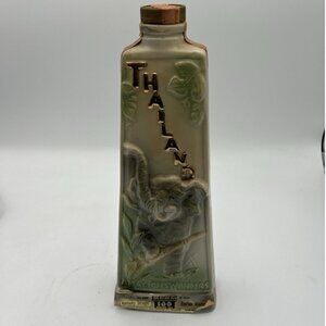 VIntage Beam Decanter "Thailand A Nation Of Wonders" 1969 “Empty” elephant